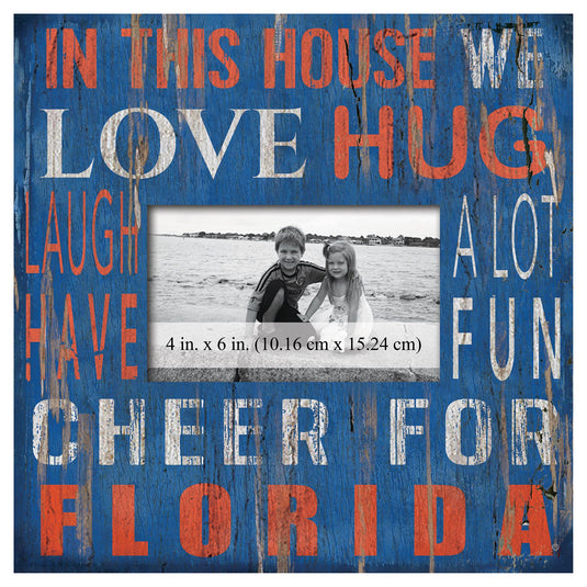 Fan Creations Home Decor Florida  In This House 10x10 Frame