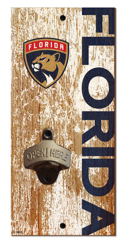 Fan Creations Home Decor Florida Panthers  Bottle Opener