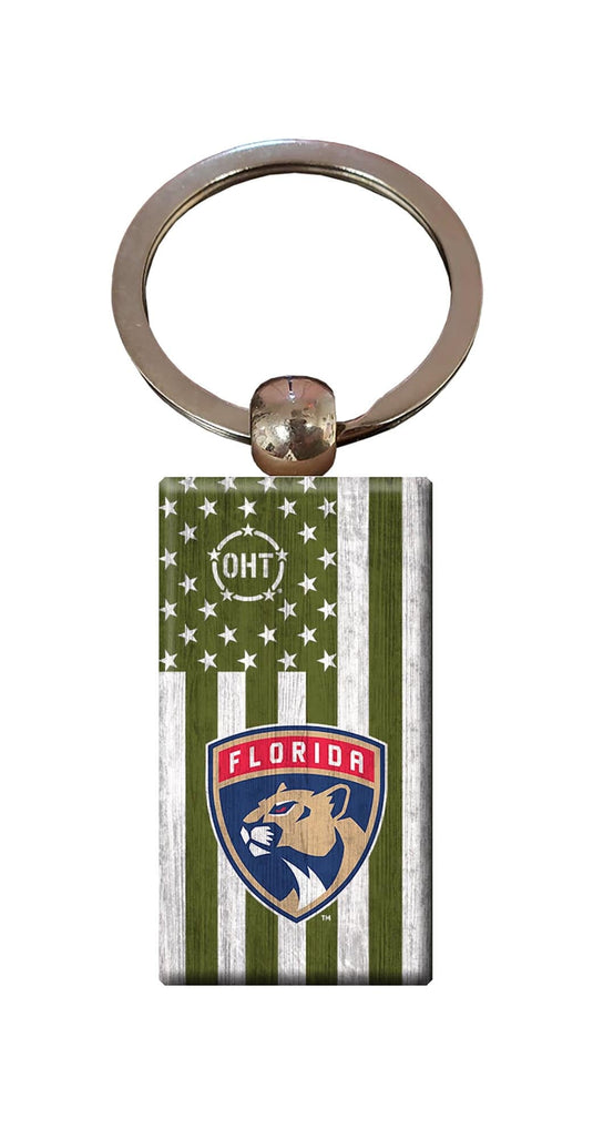 Fan Creations Home Decor Florida Panthers  OHT Flag Keychain
