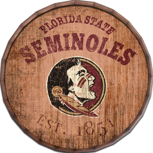 Fan Creations Home Decor Florida State  24in Established Date Barrel Top