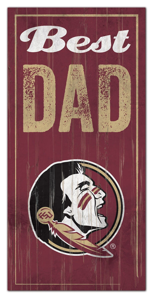 Fan Creations Wall Decor Florida State Best Dad Sign