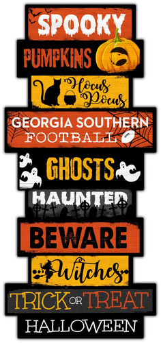 Fan Creations Home Decor Georgia Southern Halloween Celebration Stack