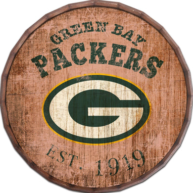 Fan Creations Home Decor Green Bay Packers  24in Established Date Barrel Top