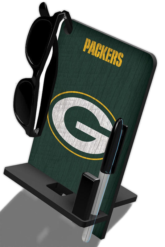 Fan Creations Wall Decor Green Bay Packers 4 In 1 Desktop Phone Stand