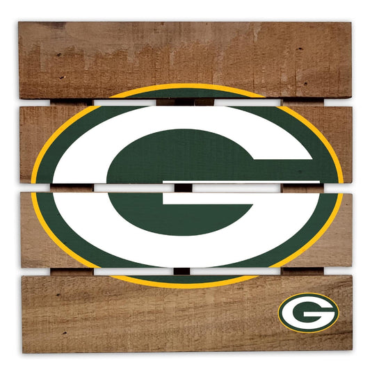 Fan Creations Gameday Food Green Bay Packers 8in Wooden Hotplate