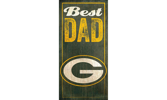 Fan Creations Wall Decor Green Bay Packers Best Dad Sign