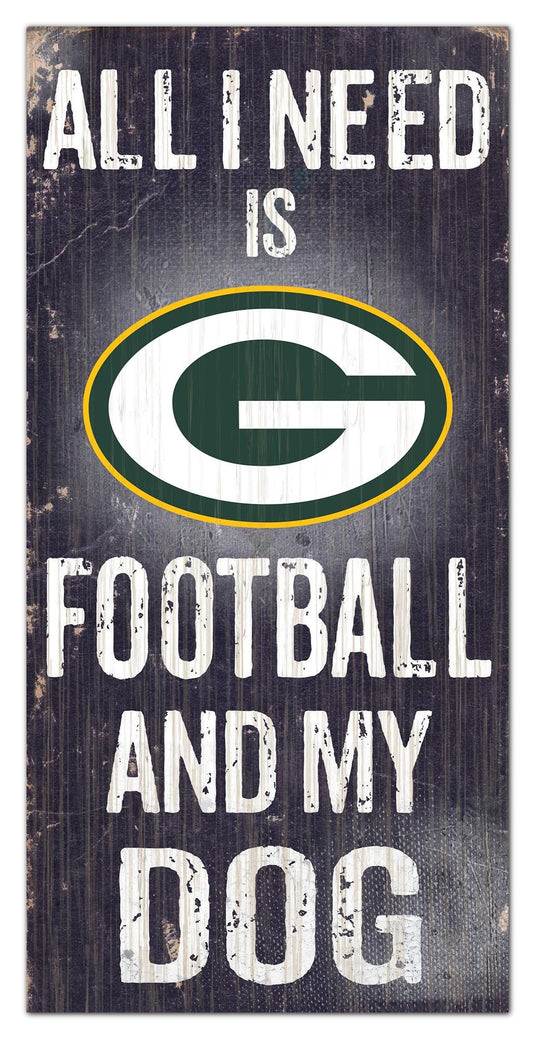 Fan Creations 6x12 Sign Green Bay Packers My Dog 6x12 Sign