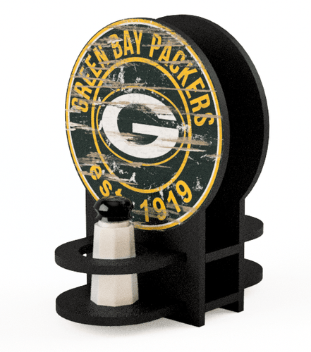 Fan Creations Decor Furniture Green Bay Packers Team Circle Napkin Holder
