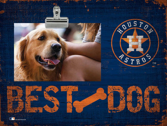 Fan Creations Desktop Stand Houston Astros Best Dog Clip Frame