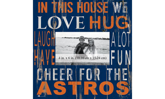 Fan Creations Home Decor Houston Astros  In This House 10x10 Frame