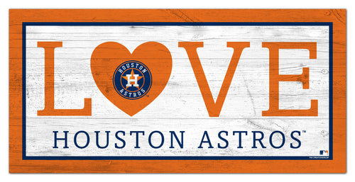 Fan Creations 6x12 Sign Houston Astros Love 6x12 Sign