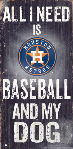 Fan Creations 6x12 Sign Houston Astros My Dog 6x12 Sign
