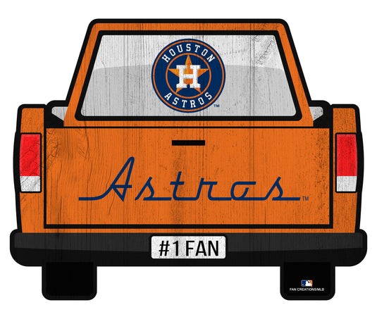Fan Creations Home Decor Houston Astros Slogan Truck Back Vintage 12in