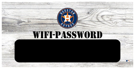 Fan Creations 6x12 Horizontal Houston Astros Wifi Password 6x12 Sign