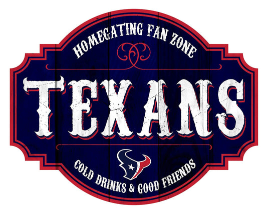 Fan Creations Home Decor Houston Texans Homegating Tavern 12in Sign