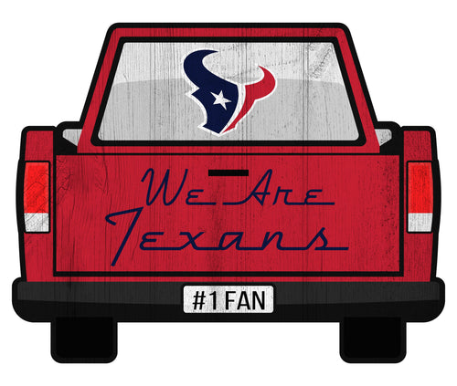 Fan Creations Home Decor Houston Texans Slogan Truck Back Vintage 12in