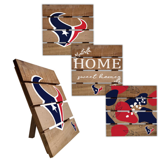 Fan Creations Home Decor Houston Texans Trivet Hot Plate Set of 4 (2221,2222,2122x2)