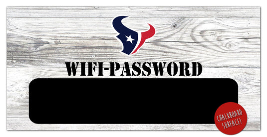 Fan Creations 6x12 Horizontal Houston Texans Wifi Password 6x12 Sign