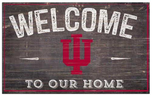 Fan Creations Home Decor Indiana  11x19in Welcome Sign