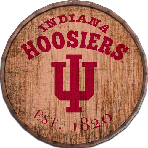 Fan Creations Home Decor Indiana  24in Established Date Barrel Top