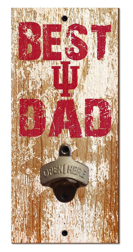 Fan Creations Home Decor Indiana  Best Dad Bottle Opener