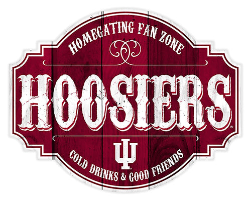 Fan Creations Home Decor Indiana Homegating Tavern 12in Sign