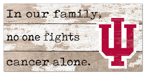 Fan Creations Home Decor Indiana No One Fights Alone 6x12