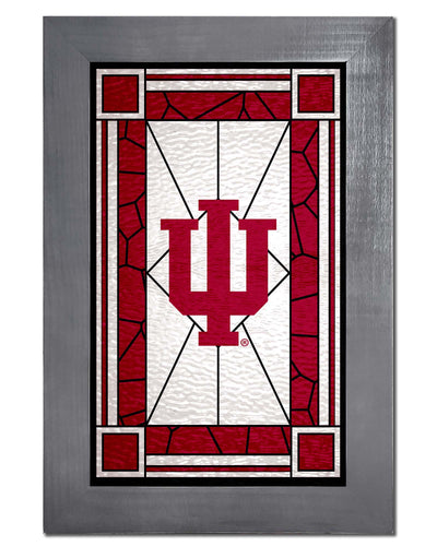 Fan Creations Home Decor Indiana   Stained Glass 11x19