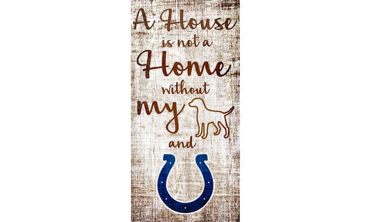 Fan Creations Wall Decor Indianapolis Colts A House Is Not A Home Sign