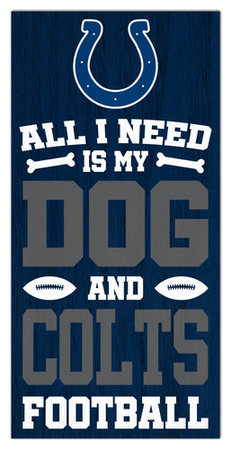Fan Creations Home Decor Indianapolis Colts All I Need Is My Dog & Football