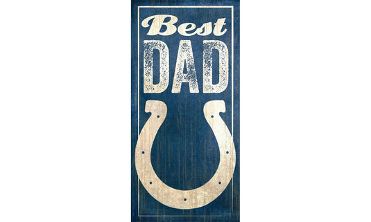 Fan Creations Wall Decor Indianapolis Colts Best Dad Sign