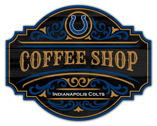 Fan Creations Home Decor Indianapolis Colts Coffee Tavern Sign 24in