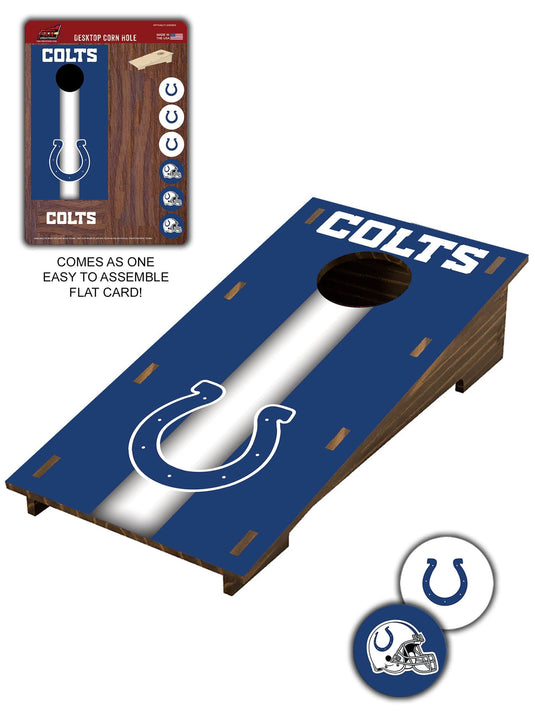 Fan Creations Desktop Stand Indianapolis Colts Desktop Cornhole