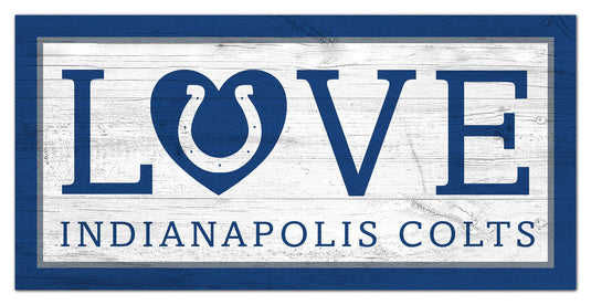 Fan Creations 6x12 Sign Indianapolis Colts Love 6x12 Sign
