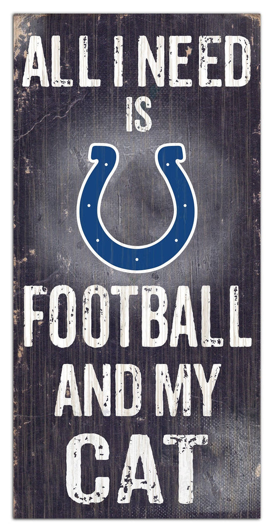 Fan Creations 6x12 Sign Indianapolis Colts My Cat 6x12 Sign