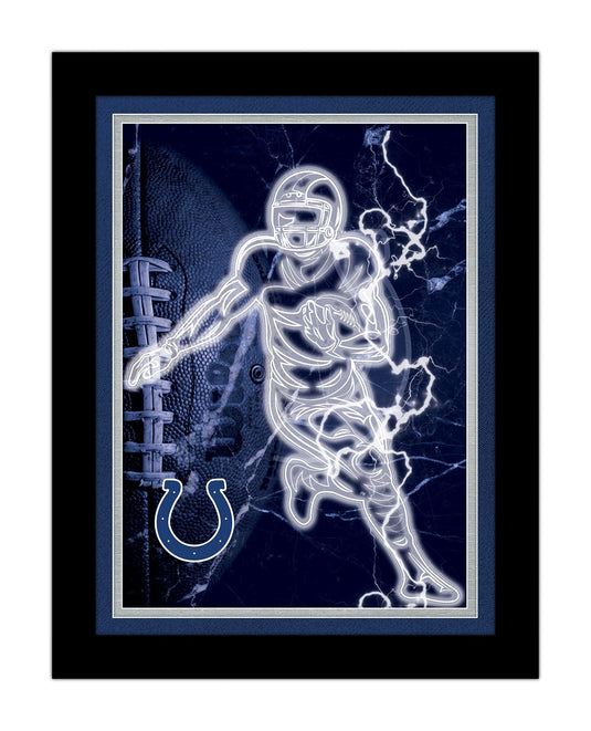 Fan Creations Wall Decor Indianapolis Colts Neon Player 12x16