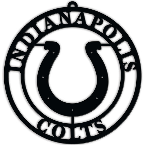 Fan Creations Wall Decor Indianapolis Colts Silhouette Logo Cutout Circle