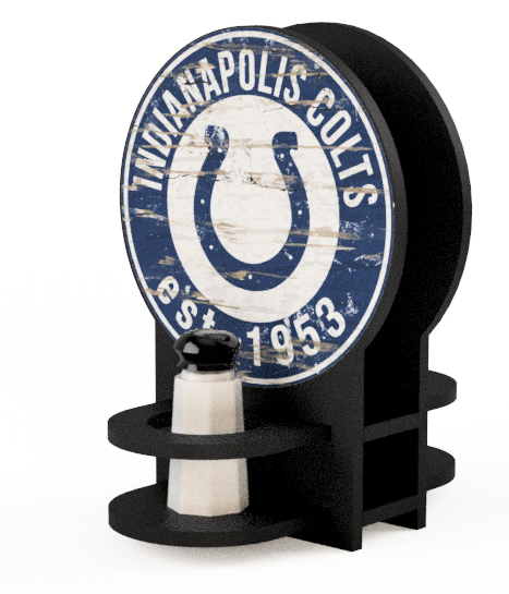 Fan Creations Decor Furniture Indianapolis Colts Team Circle Napkin Holder
