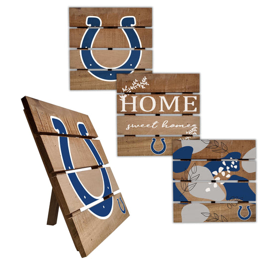 Fan Creations Home Decor Indianapolis Colts Trivet Hot Plate Set of 4 (2221,2222,2122x2)