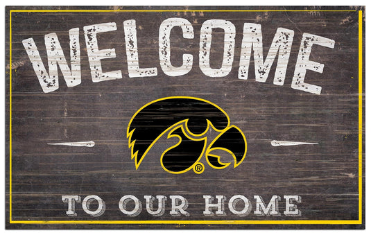 Fan Creations Home Decor Iowa  11x19in Welcome Sign