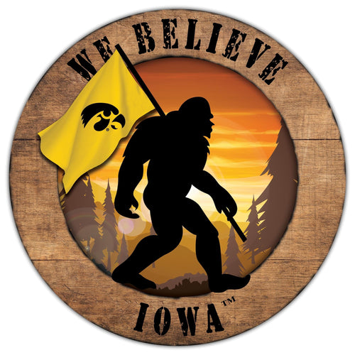 Fan Creations Wall Decor Iowa Bigfoot 12in Circle