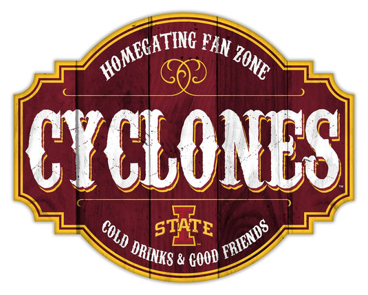 Fan Creations Home Decor Iowa State Homegating Tavern 12in Sign