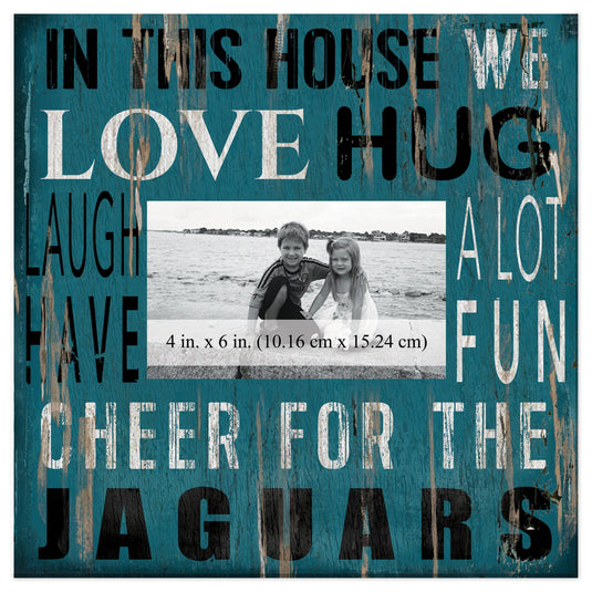 Fan Creations Home Decor Jacksonville Jaguars  In This House 10x10 Frame