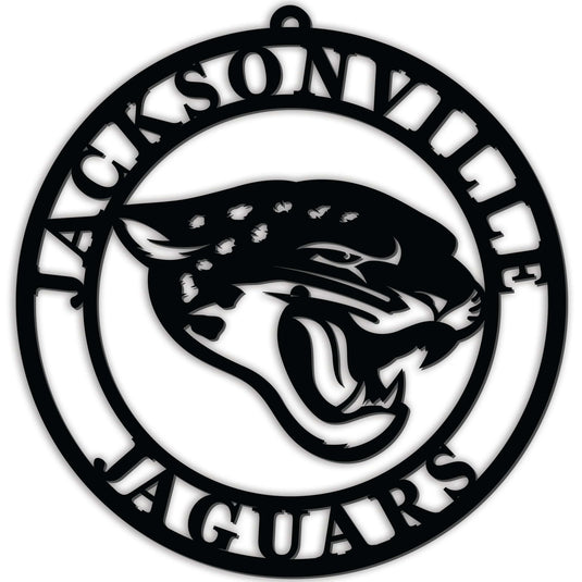 Fan Creations Wall Decor Jacksonville Jaguars Silhouette Logo Cutout Circle