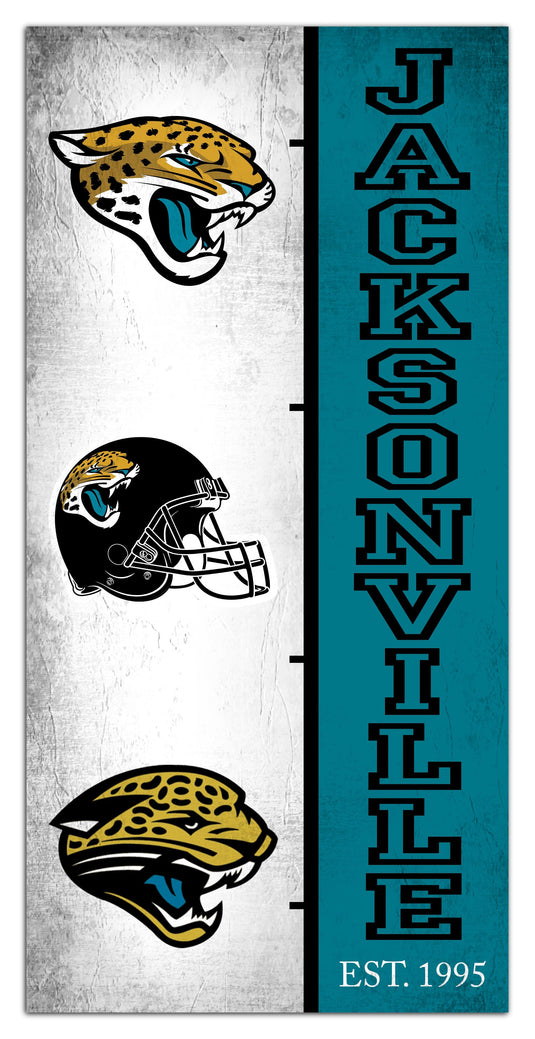 Jacksonville Jaguars Team Logo Progression 6x12 – Fan Creations GA