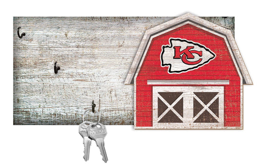 Fan Creations Wall Decor Kansas City Chiefs Barn Keychain Holder