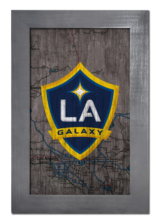 Fan Creations Home Decor LA Galaxy   City Map 11x19
