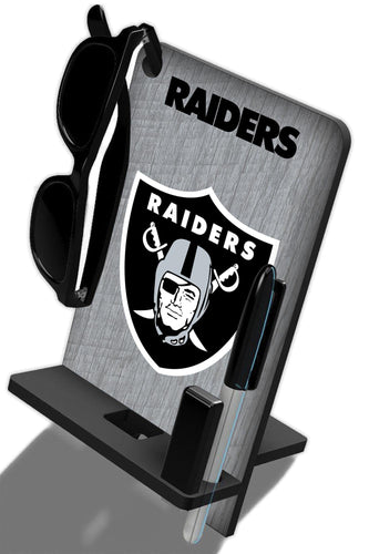 Fan Creations Wall Decor Las Vegas Raiders 4 In 1 Desktop Phone Stand