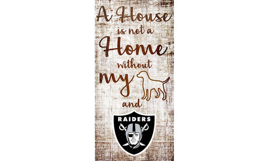 Fan Creations Wall Decor Las Vegas Raiders A House Is Not A Home Sign