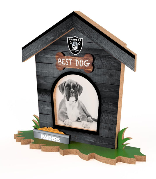 Fan Creations Home Decor Las Vegas Raiders Dog House Frame